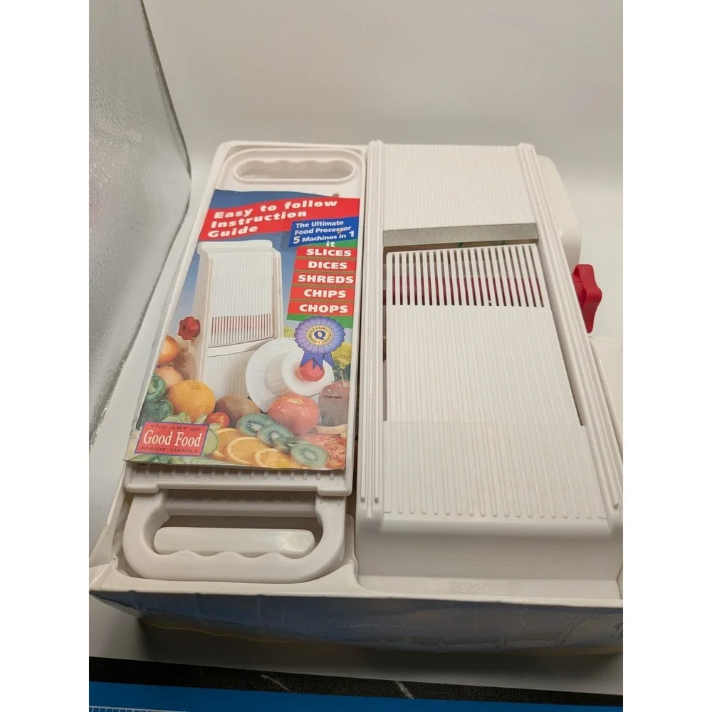 As Seen On TV Super Slicer 7pc Manual Multifunction Slicer Set Fruit Veg 97298